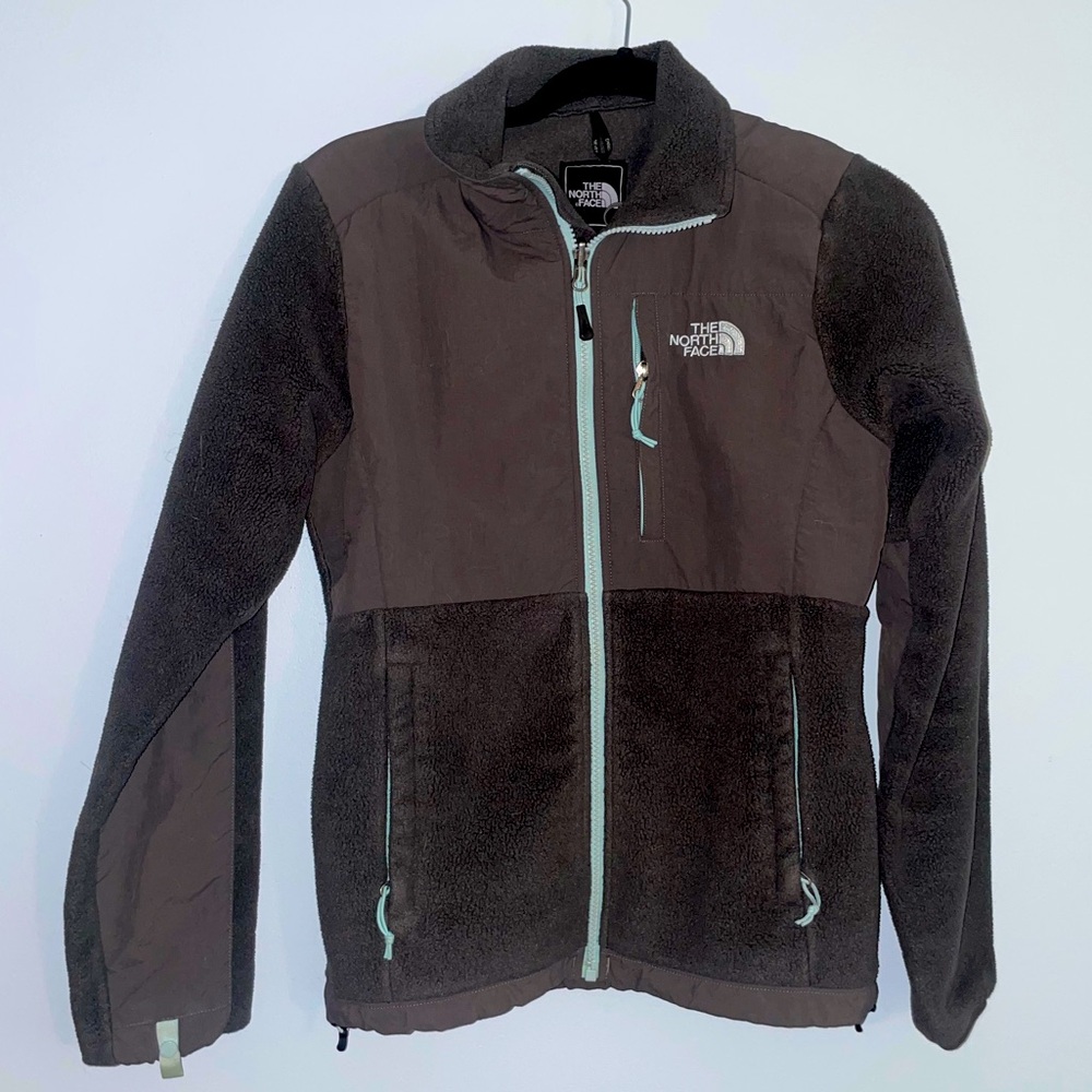 Grey north face jacket